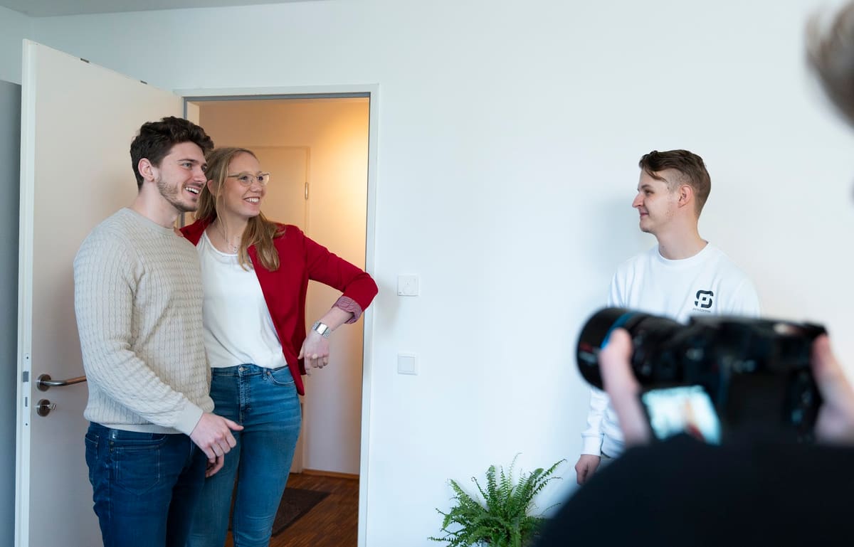 Behind the Scenes: Jahnke Pictures beim Dreh eines Interviews